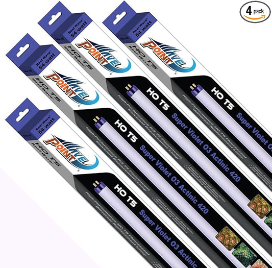 Wave Point 4-Pack Reef Wave HO T-5 54-Watt Universal Aquarium Lamp