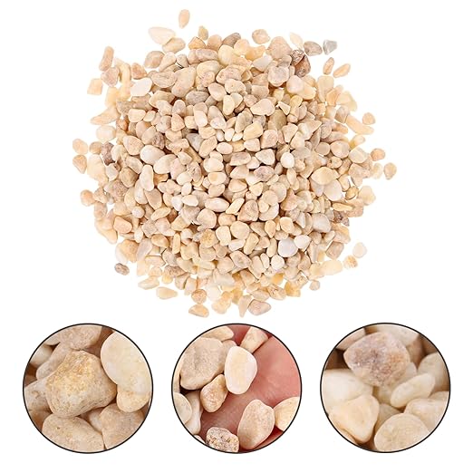 ORFOFE 1bag Natural Stone Decoration for Fish Tanks and Miniature Landscapes Gravel Bag of Versatile Decorative Rocks for Aquariums Terrariums and Sand Table Scenery