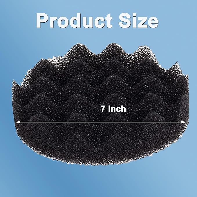6 Pcs Bio-Foam Pads for Fluval Fx4 FX5 FX6 Canister Filter Aquarium Filter Sponge Replacement