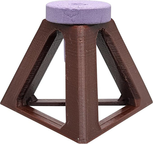 Coral Frag Holders - Pyramid Shaped Plug Stand (Brown)
