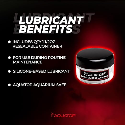 Aquatop O-Ring Silicone Lubricant – Essential for Filter Maintenance – Controls Leaks & Smooth Operation – Canister Filters & Aquarium Equipment