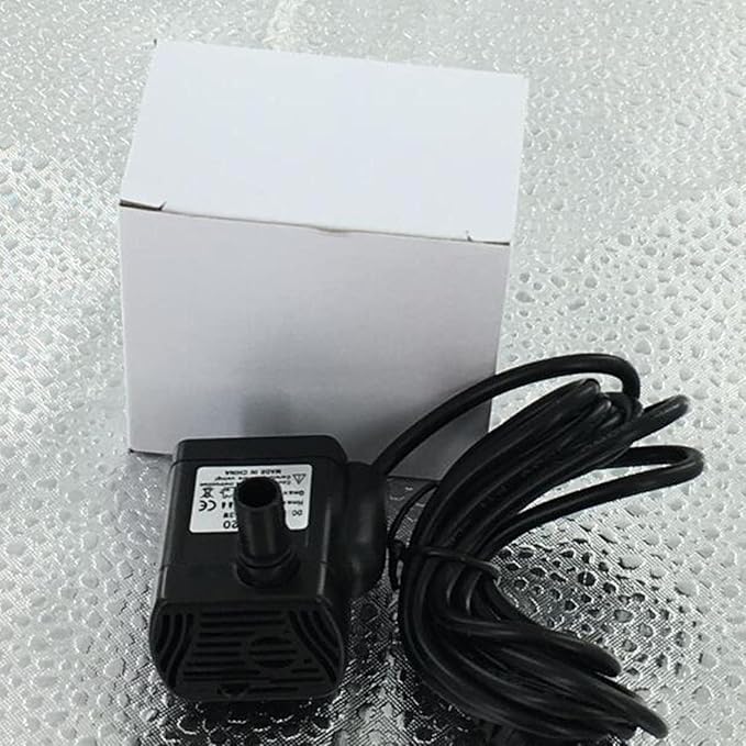 Generic Submersible Pump 3W DC 12V Fountain 200L/H 150cm for Aquarium