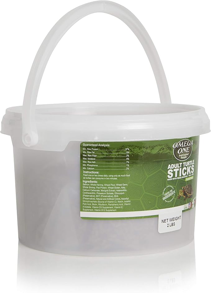 Omega One Adult Turtle Sticks, Floating, 11 mm, 2 lb Bucket