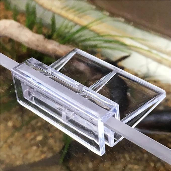 Aquarium lid Clips 15Pcs Acrylic Aquarium Support Brackets for Glass Covers High Transparency Fish Tank Cover Holder Universal Fit