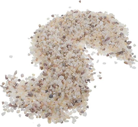 Unomor 1set Aquarium Gravel Decorative Stones Polished Natural Sand for Fish Tank Substrate Safe for Freshwater for Aquascaping and Vase Filling
