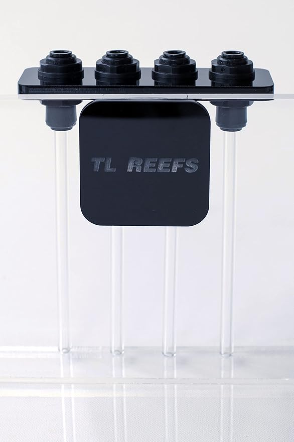 TL Reefs Magnetic Dosing Tube Holder (Black)