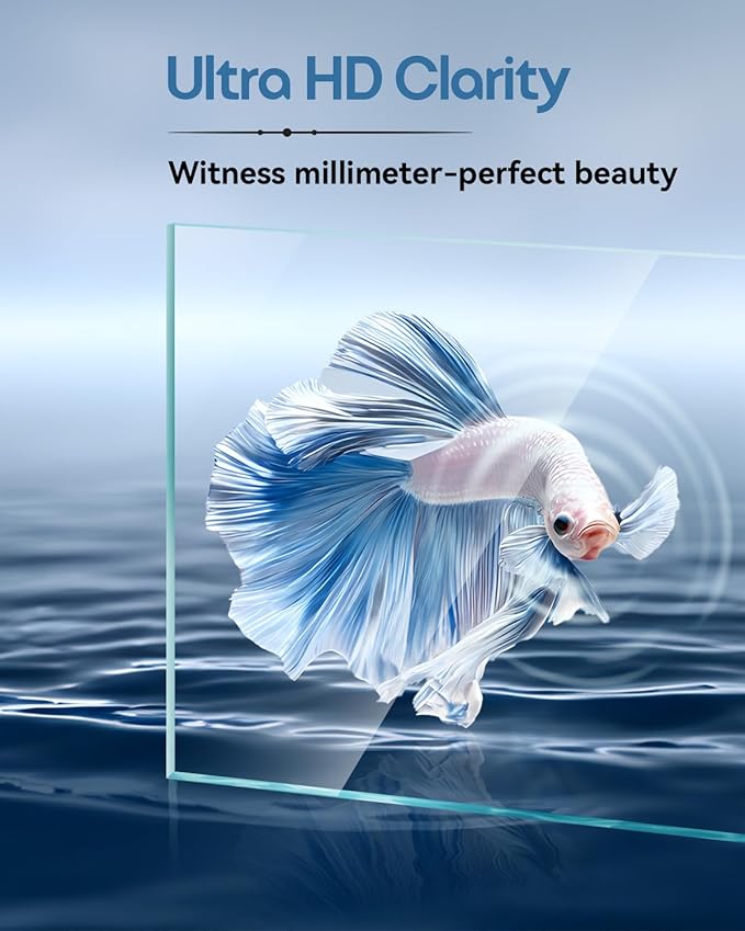 Glass Fish Tank Kit, 5 Gallon Betta Fish Tank Aquarium Starter Kit with Filter, Lights, Lid, for Betta, Goldfish, Small Fish or shrimg