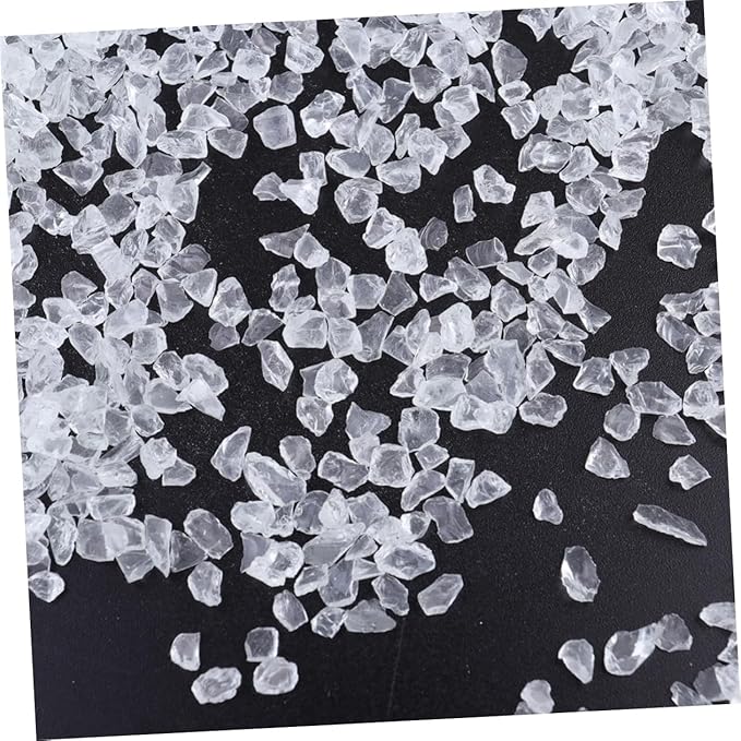 PRETYZOOM 2pcs Glass Sand Decorative Eco Sand for Micro Landscape Fish Tank and Vases for Aquariums and Craft Projects