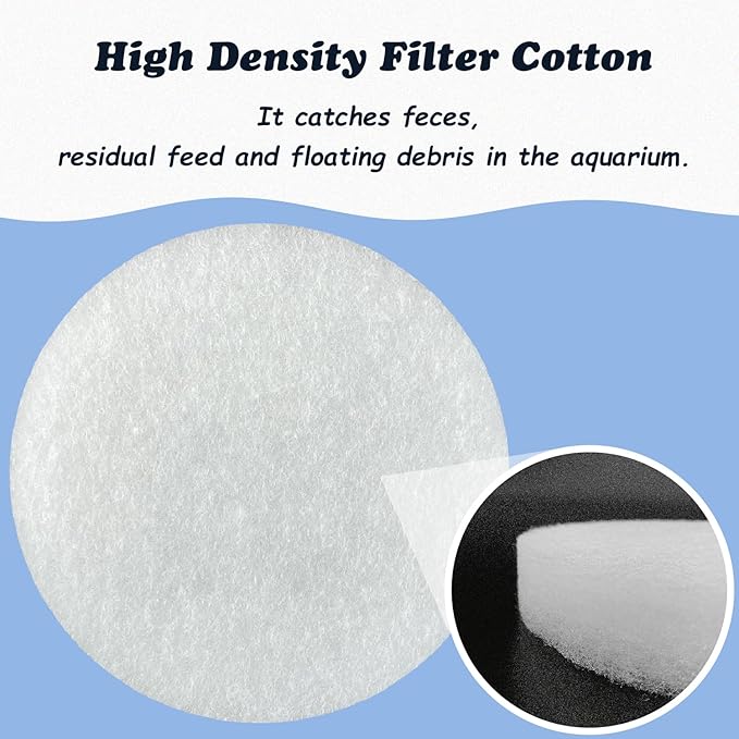 SHIGATSU Fine Filter Pads for Eheim Classic 250 2213 (6pcs)