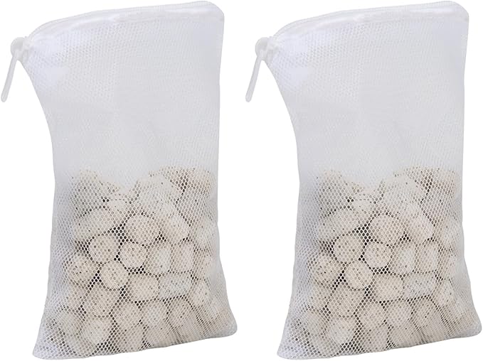 280g 2 Bags A1373 70-Gallon Biomax for Aquarium Filter Compatible with Aquaclear Fish, for AquaClear 70 Power Filter, Filter Insert Bio-max, Large Breeds, White