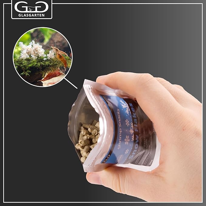 GlasGarten Shrimp Snacks Snow Flakes 30g