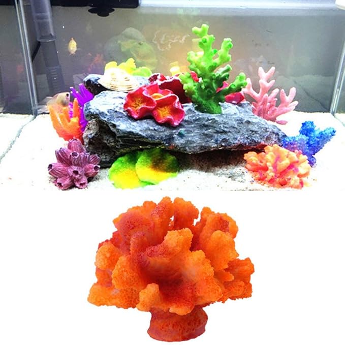 Resin Coral Ornaments - Artificial Decorations for Tank Landscaping Accessories