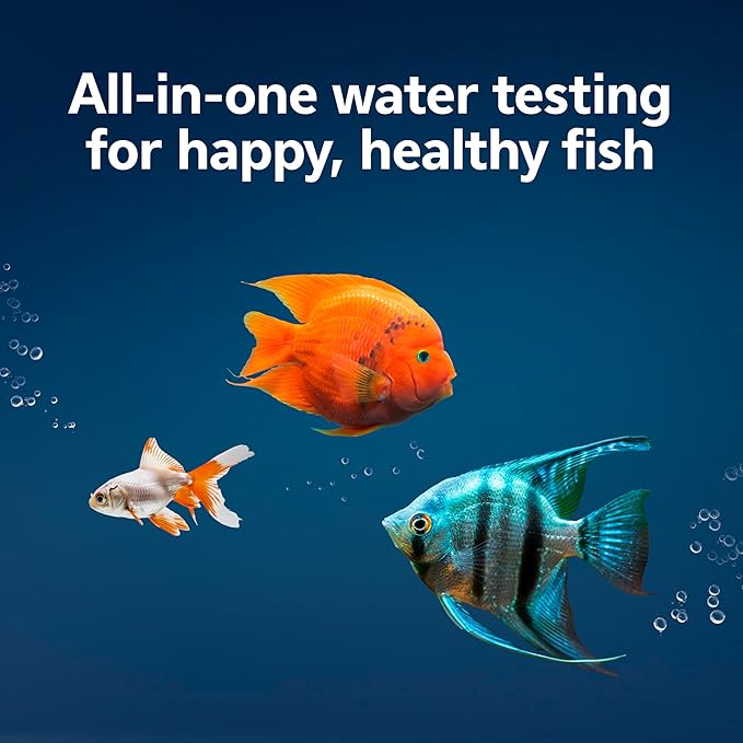 Aqueon Ammonia Aquarium Test Strips, Freshwater and Saltwater Aquariums, 50 Count