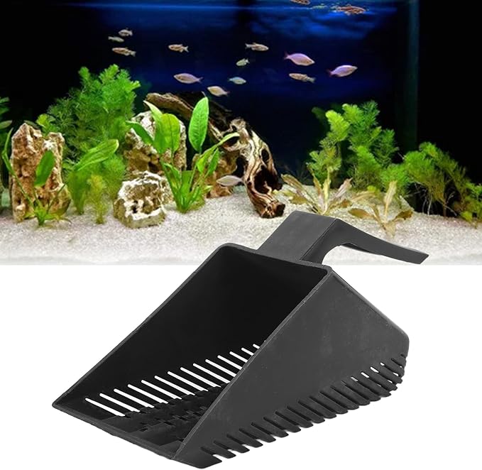 HEEPDD à Robuste Pour Aquarium Sand Shovel, Gravel Cleaner, 8.66 X 4.33 X 3.15in for Aquariums and Gardens à Robuste Pour Aquarium Sand Shovel, Plastic Nan Supplies