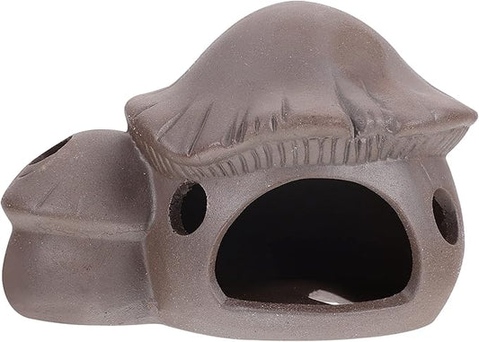 balacoo Sand Fish Tank Hideout Cave House Aquarium Hut Decor for Fish Shelter for Hiding Playing and Breeding Fun Landscape Ornament for Aquatic Environments