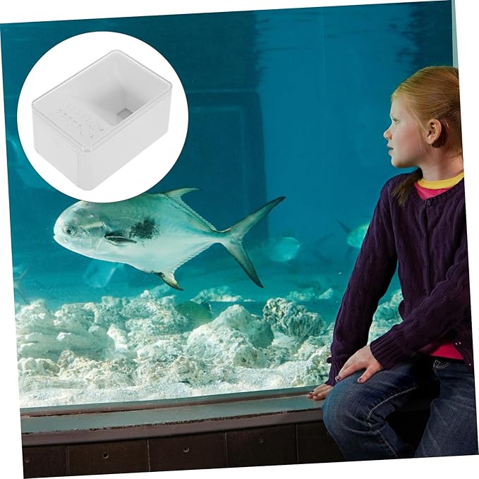 ibasenice 1 Set Automatic Fish Feeder Aquarium Food Dispenser for Convenient Feeding Silent Operation Durable Design Present for Fish Lovers
