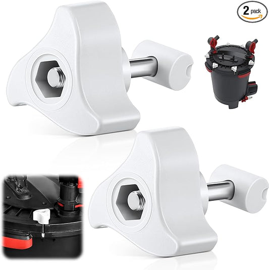 Replacement Parts Compatible with Fluval Canister Filters, Lid Fastener Compatible with Fluval FX6 FX5 FX2 FX4, Secure Fit and Long Lasting(2 Pack)