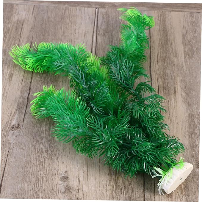 balacoo Plants for Fish Tank Green Decor Greenery Fish Tank Decoration Ornament Plastic Artificial Fish Tank Plants Plastic Plants for Aquariums Artificial Plants for Fish Tank Decorate