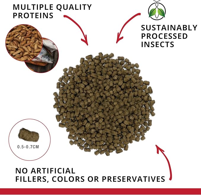 Fluval Bug Bites Cichlid Fish Food, Pellets for Medium to Large Sized Fish, 3.53 oz., A6581 (Pack of 2)