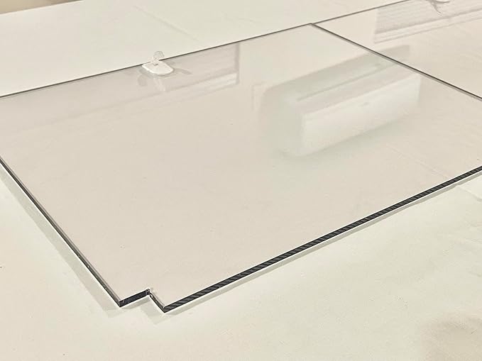 Aquarium Lid - 20 Gallon Long - Half Cut - Also Fits 29 Gallon Tanks - 3/16" Clear Polycarbonate Material - Tank not Included