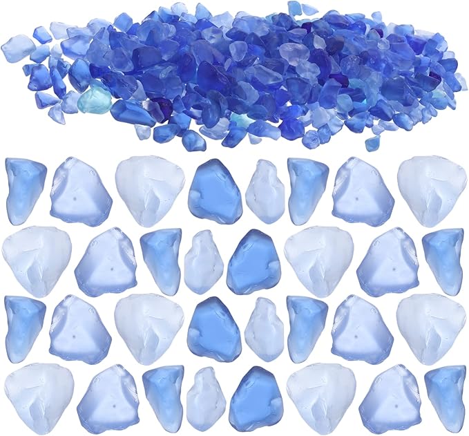 Happyyami 1set Planter Pebbles Polished Stones for Fish Tank Decorative Aquarium Gravel Sand for Freshwater Aquariums and Landscaping Decor