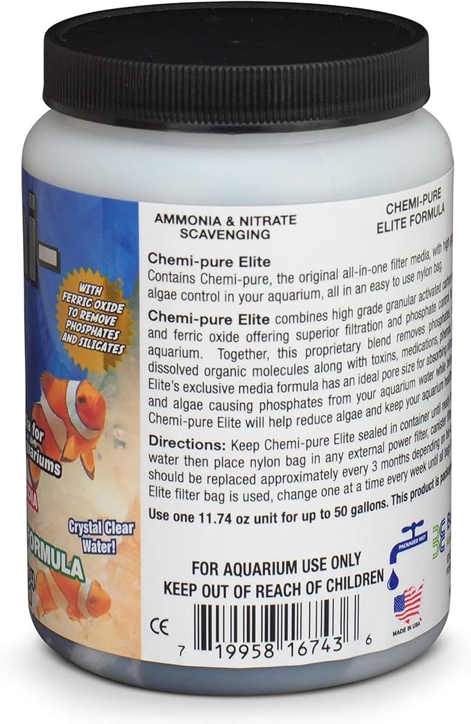 Boyd Enterprises ABE16743 Chemipure Elite for Aquarium, 11.74-Ounce