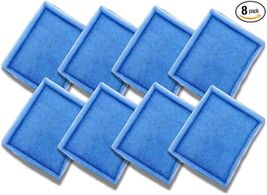8 Pack Replacement Aquarium Filter Cartridge, Fit for Aqua-Tech 10-20 Gallon Power Filters, for Aqua-Tech EZ-Change #2 Fish Tank Filters
