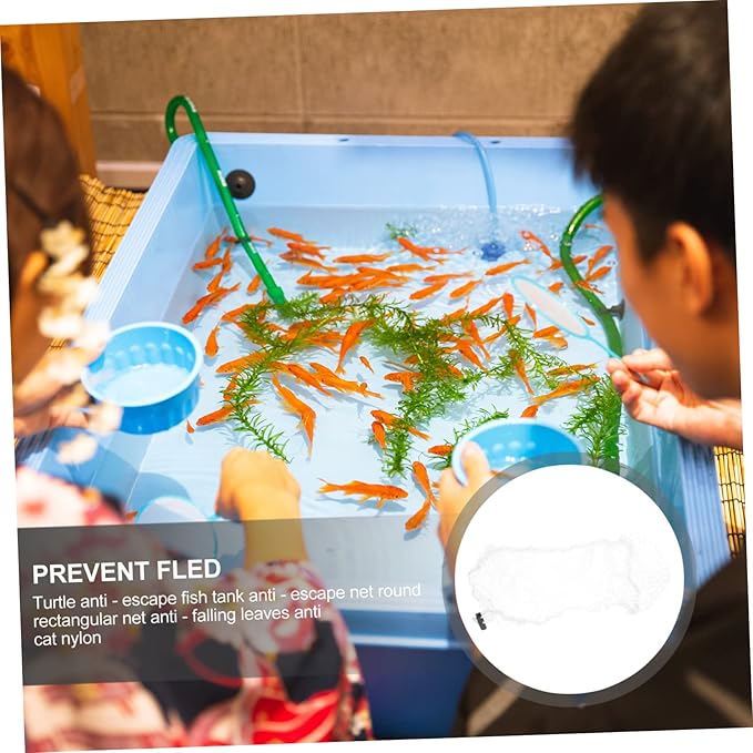 Turtle Tank Escape net Fish Separator net aquatainer mesh Fruit Bags DIY Aquarium Tree Faces Decor