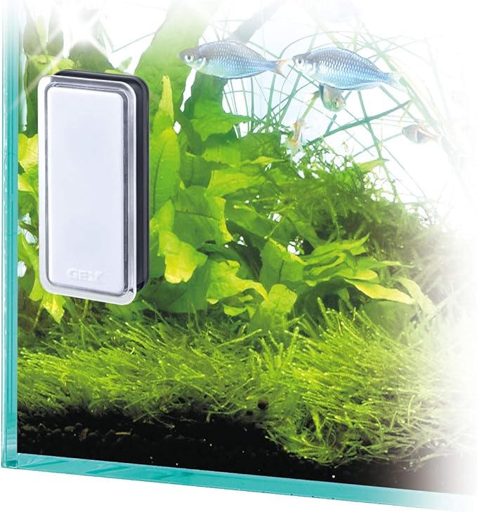 Gex GEX Easy to Clean Mag-Fit Float W 2 Types of Brushes Powerful Moss Cleaning Aquarium Moss Remover Glass