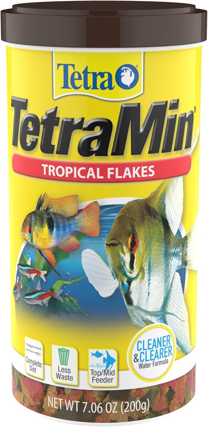 TetraMin Tropical Flakes 7.06 Ounces, 12-Pack