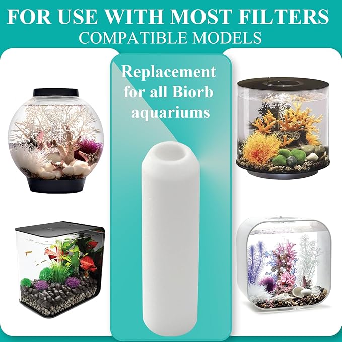 6 Pack Airstones Replacement Compatible with Biorb Aquariums