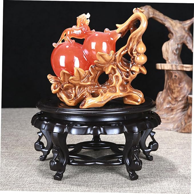 SUPVOX Resin Tray Pedestal Stand for Vase Aquarium Flower Pot Statue Decorative for Home Decoration and Display Ornaments