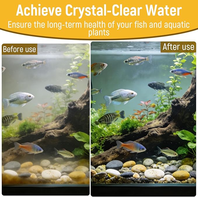 Big Peng AC50 Aquarium Filter Media Maintenance Kit Compatible with Aquaclear Fluval AC50 Power Filters, Includes 1 Blue Foam, 2 Activated Carbon, 1 BioMax Pellets, 2 Intake Strainer Sponge