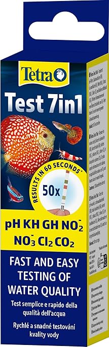 Tetra 7in1 Aquarium Water Testing Kit 50 strips