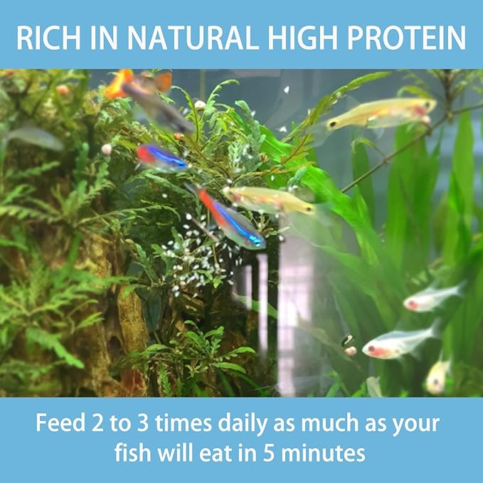 Daphnia, Instand Fish Food, 50ml Ready to Use Aquarium Fish Food, Non-Living, Food for Betta Saltwater Marine Freshwater Fish (Daphnia)