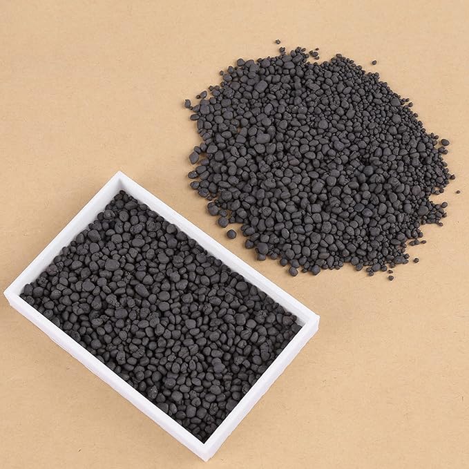2.2 LB Aquarium Gravel Natural Sand, Aquarium Fish Tank Bottom Water Grass Seeds Plant Sand Mud for Water Grass/Plants Growth, Contains Rich Organic Acid & Nutritional Ingredient