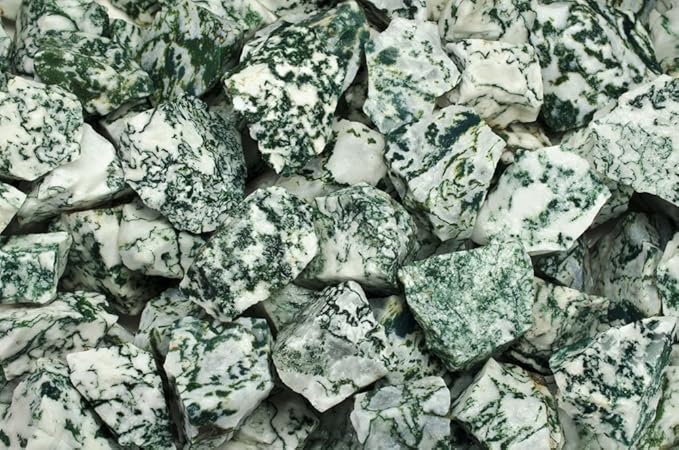 Fantasia Materials: 3 lbs Tree Agate Rough Stones from India