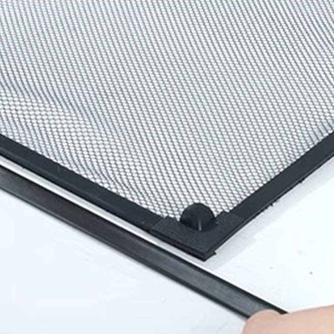 Aquarium Mesh Lid - Magnetic Fish Tank Cover Screen Hood, Breathable Anti Escape Tank Protector, Lightweight Durable Mesh Structure for Aquarium Safety Use, Home Office Pet Store Breeder Setup