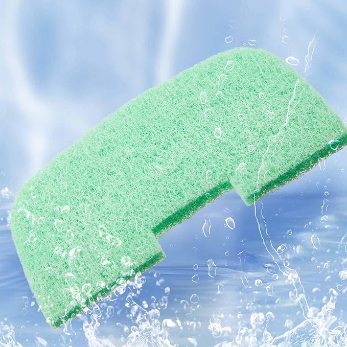 Threlaco 10 Pack Compatible with Fluval 106/206/107/207 Phosphate Remover Pads, Aquarium Canister Filter Media Replacement Pads for Fish Tank (Green)