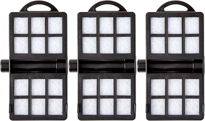 LAQUAL Replacement Fish Tank Filter Cartridges, Suitable Aquarium Filter (15-30 Gal), 3 Pack, White
