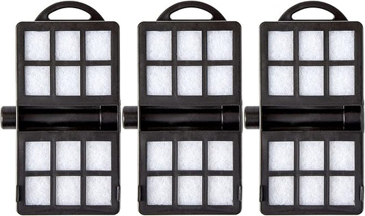 LAQUAL Replacement Fish Tank Filter Cartridges, Suitable Aquarium Filter (15-30 Gal), 3 Pack, White