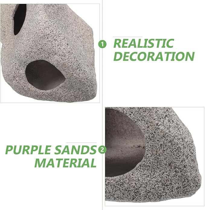 balacoo Reusable Shrimp Cave Sands Compact Aquarium Hideout for Fish and Shrimp Versatile Decor for for Betta Breeding and Hiding Unique Fish Tank Accessory