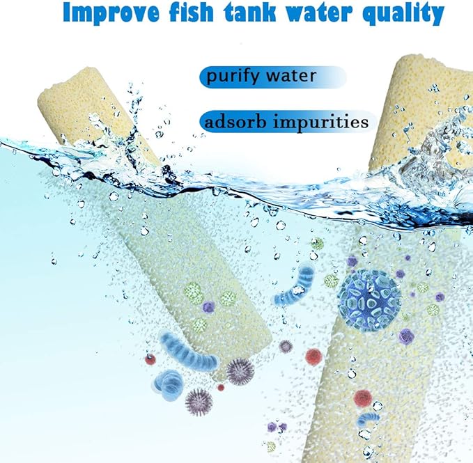 PINVNBY 20 Pcs 6.2-Inch Large Aquarium Filter Media Fish Tank Ceramic Media for Sump Canister Filter,Bakki Showers Filter,Trickle Filter,Aquaculture and Koi Ponds