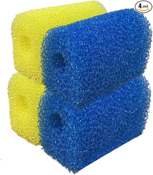 4-Pack Sponge Replacement for Internal Aquarium Filters