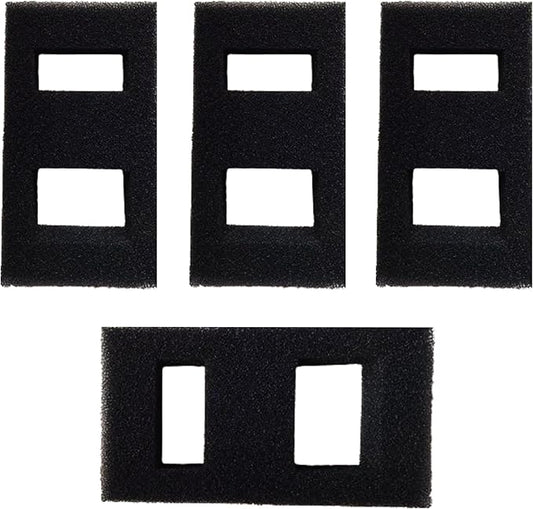 4 Pcs Aquarium Bio Sponge Foam Filter Pads for Fluval SPEC Filtration Systems, A1376 Replacement