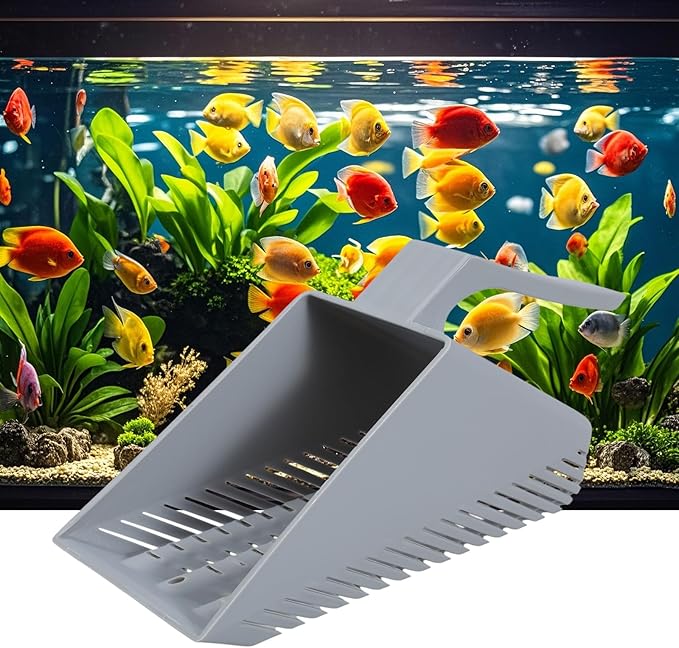 Aquariums Sand Scooper Sifter Substrates Gravels Strainers Shovel Tool for Fish for Tanks Ergonomic Handle Sand Shovel Scooper Sifter
