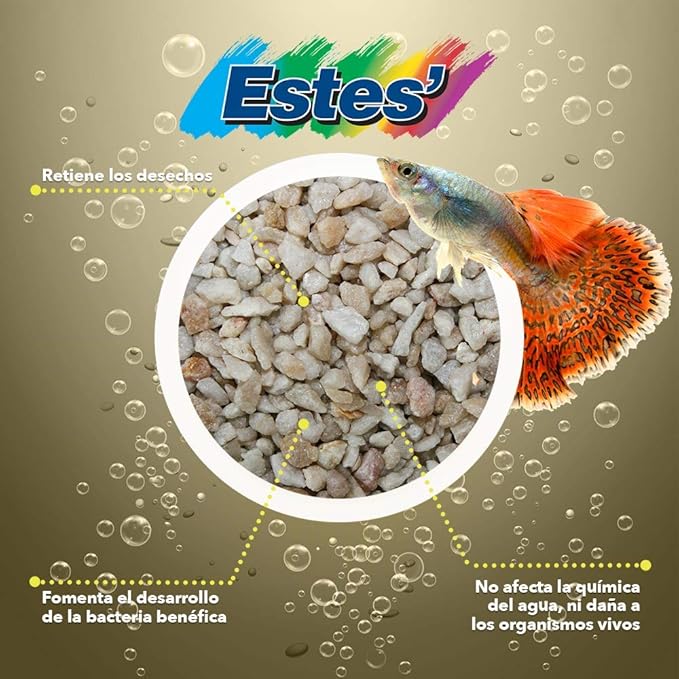 Spectrastone Ocean Beach Pebble for Freshwater Aquariums, 5-Pound Bag