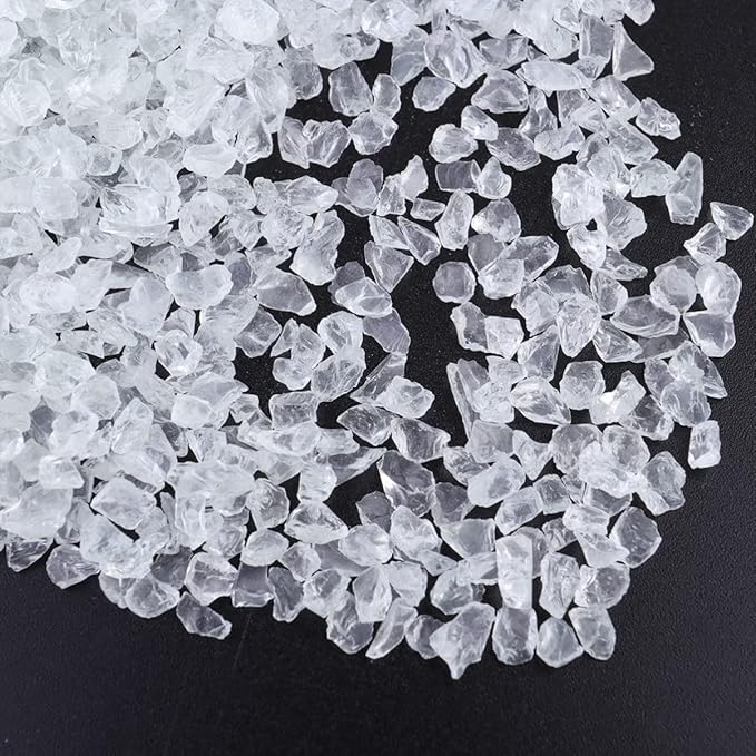 Cabilock 2pcs Glass Sand Decorative Micro Landscape and Fish Tank Sand for Aquariums Vases and Home Decor