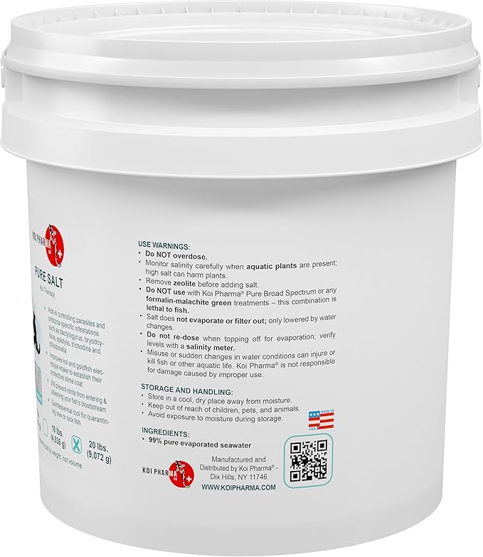 Pure Salt Koi Therapy - All-Natural (20 Pound)