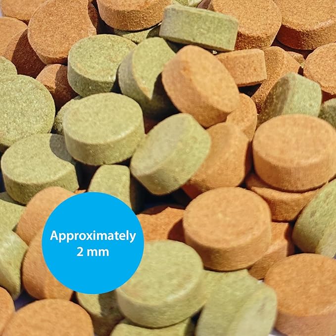 Fish Food for Bottom Feeders (2.1 Oz), Balanced Diet, Sinking Tablets for Bottom Breeders, Sinking Wafers